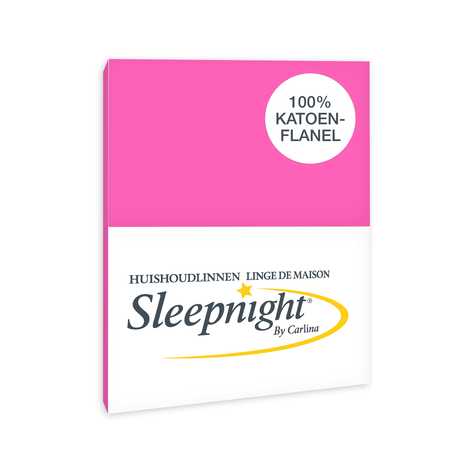 Sleepnight Kussensloop Flanel Fuchsia