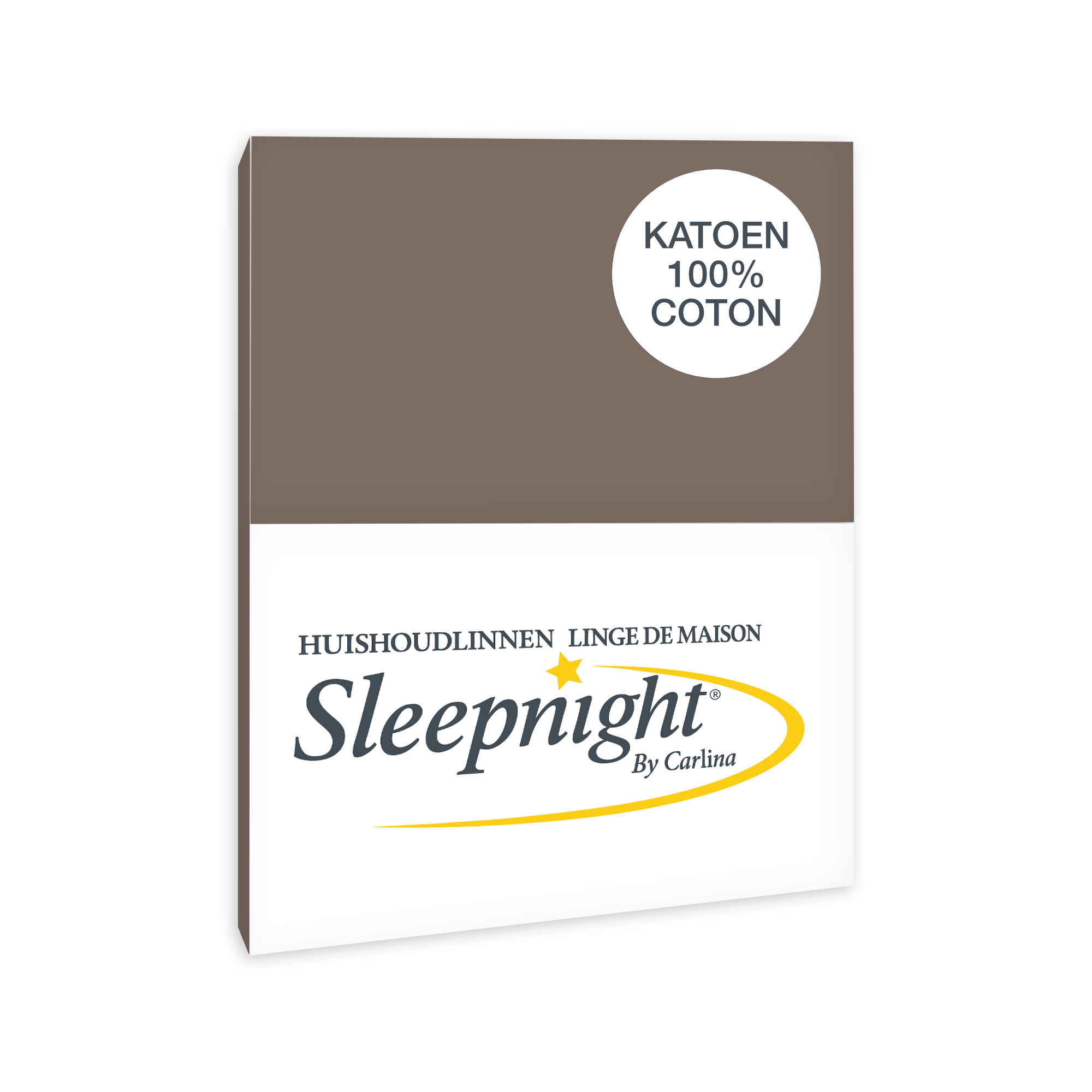Sleepnight Kussensloop Katoen Taupe