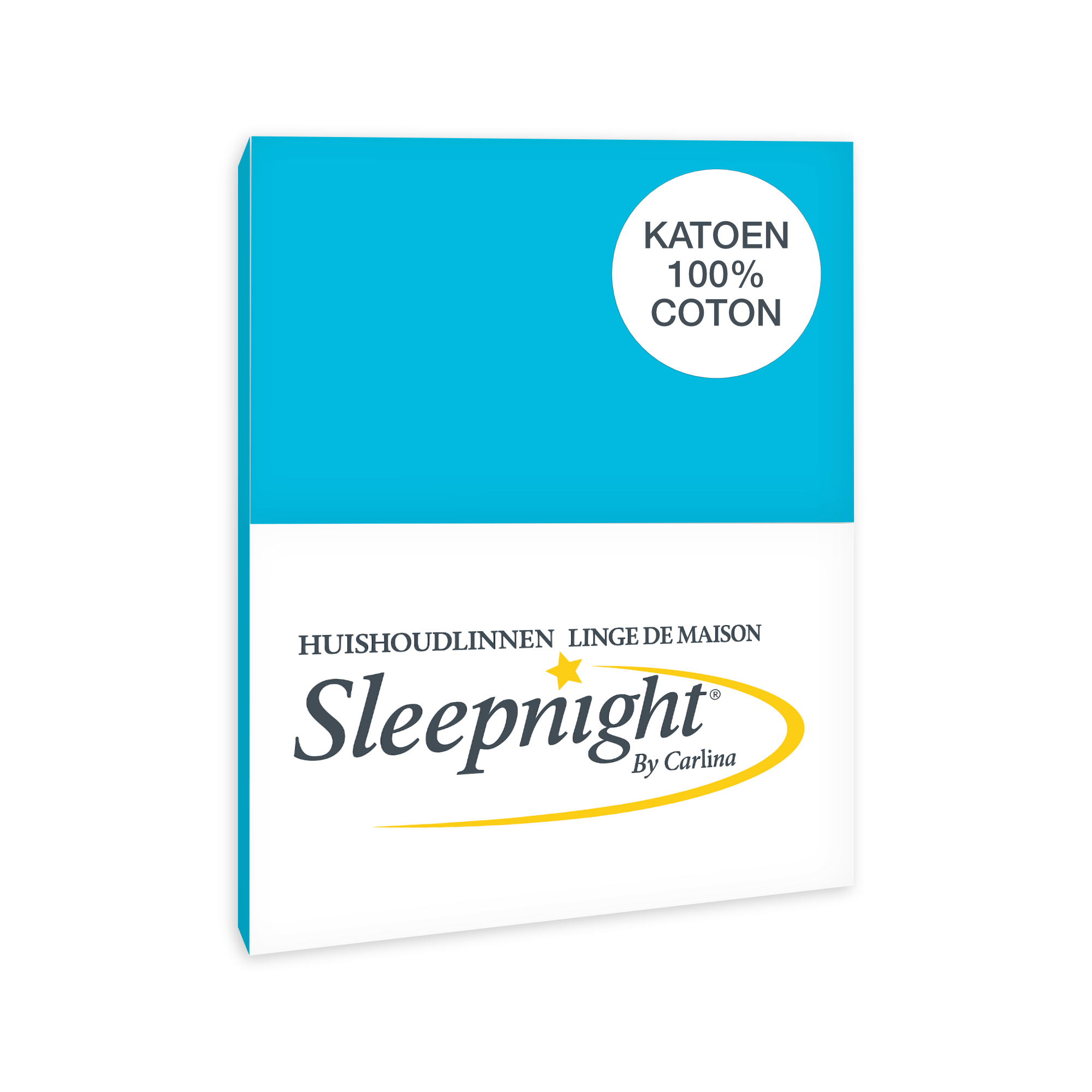 Sleepnight Kussensloop Katoen Turquoise