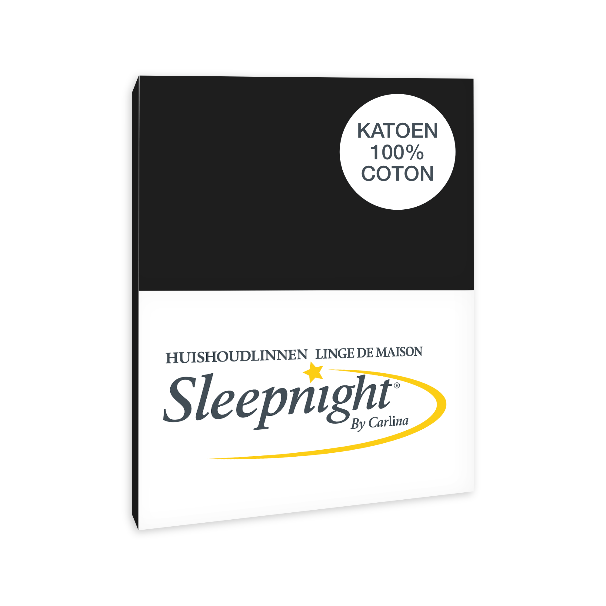 Sleepnight Kussensloop Katoen Zwart