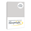 Sleepnight Lakenset Flanel Grijs
