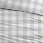 Sleepnight Dekbedovertrek Flanel Lies Grijs