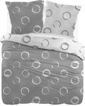 Sleepnight Dekbedovertrek Flanel Lieve Grey