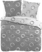 Sleepnight Dekbedovertrek Flanel Lieve Grey