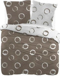 Sleepnight Dekbedovertrek Flanel Lieve Taupe