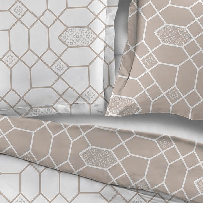 Sleepnight Lakenset Flanel Lieven Taupe
