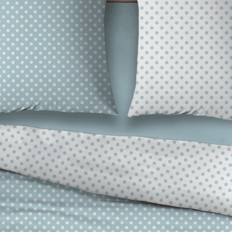 Sleepnight Lakenset Katoen Pierrot Blauw