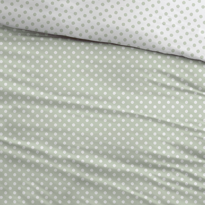 Sleepnight Dekbedovertrek Katoen Pierrot Green