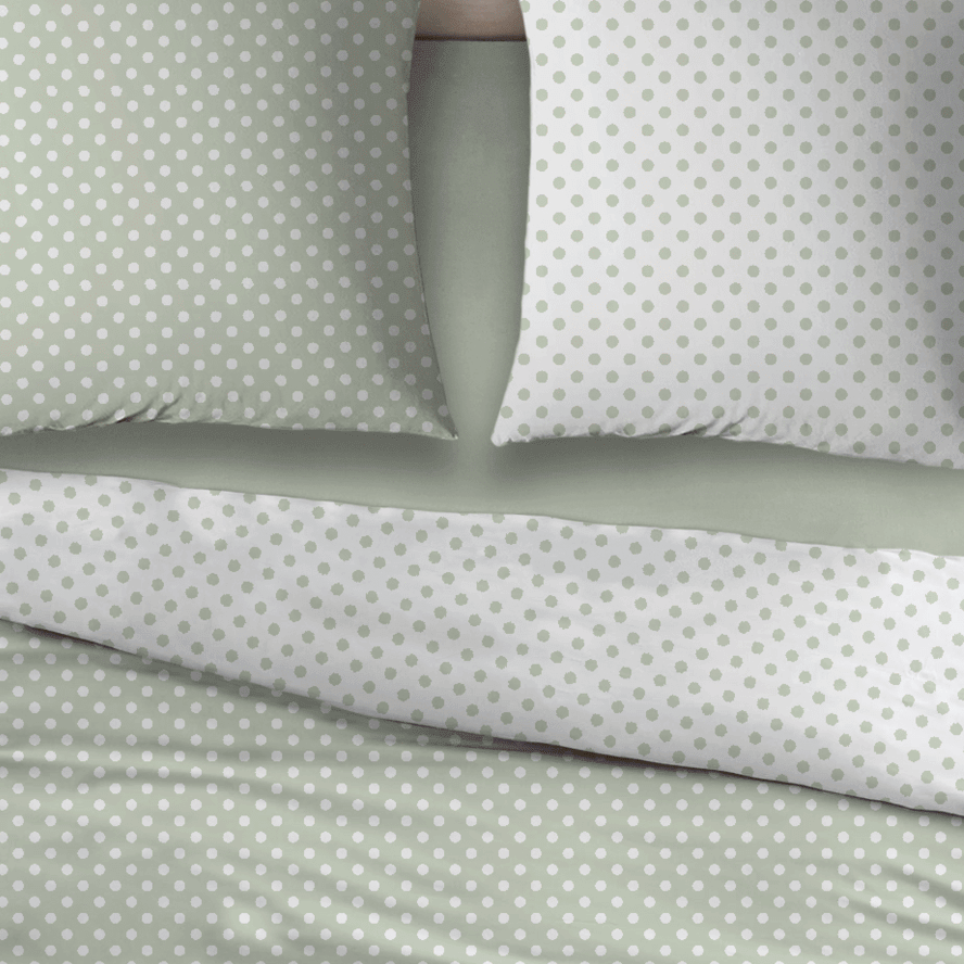 Sleepnight Lakenset Katoen Pierrot Groen