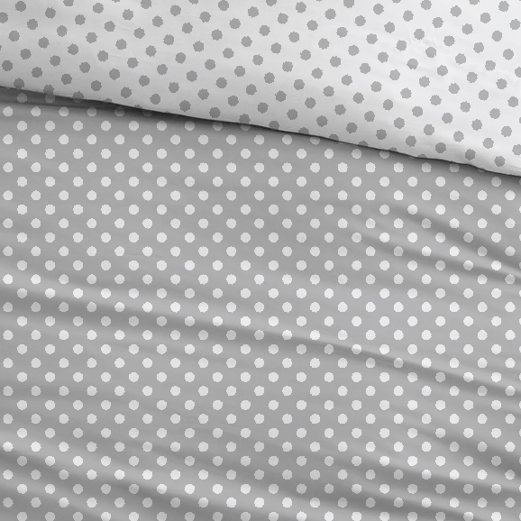 Sleepnight Dekbedovertrek Flanel Pierrot Grey