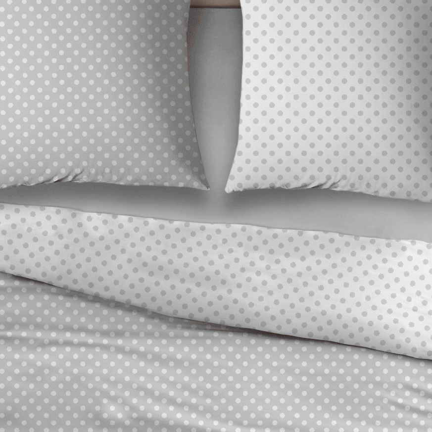 Sleepnight Lakenset Katoen Pierrot Grijs
