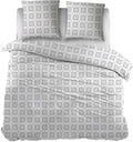 Sleepnight Dekbedovertrek Flanel Ilse Grijs
