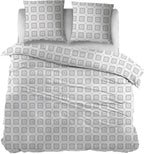 Sleepnight Dekbedovertrek Flanel Ilse Grijs