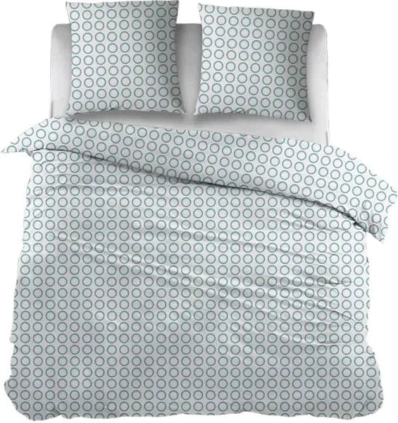 Sleepnight Dekbedovertrek Flanel Ingeborg Blauw