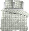 Sleepnight Dekbedovertrek Flanel Irina Groen